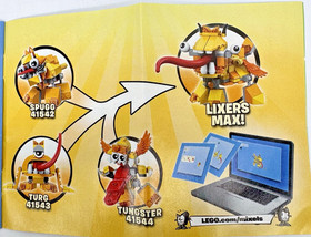 LEGO Mixels Turg 41543 Spugg 41542 Tungster 41544 Lixers Series 5 Set Complete
