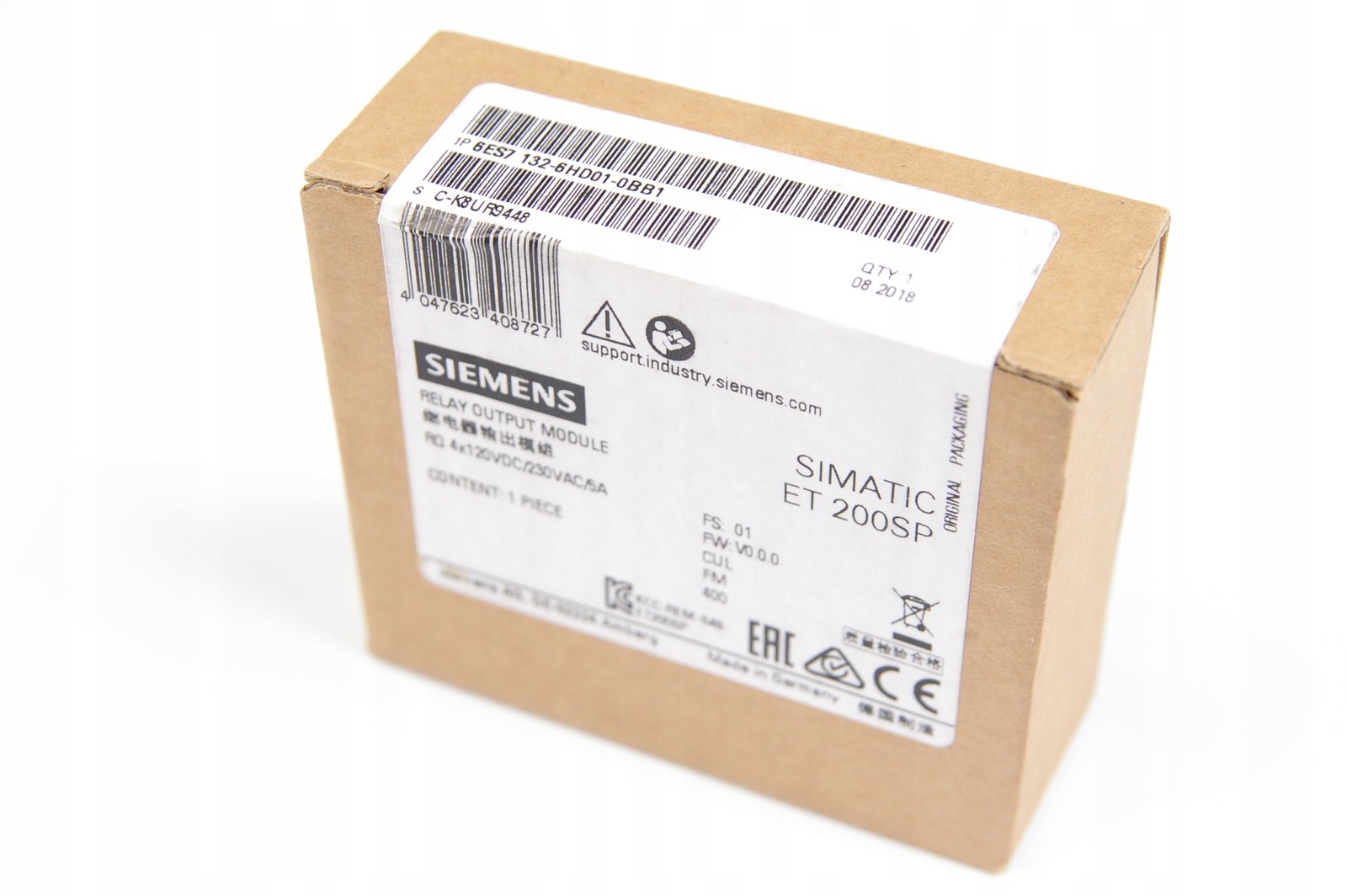 Siemens I/O Module 6ES7 132-6HD01-0BB1 6ES7132-6HD01-0BB1 1 Piece