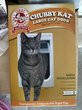 NEW Chubby Kat Large Cat Door Flap Size 7.5 x 10.5