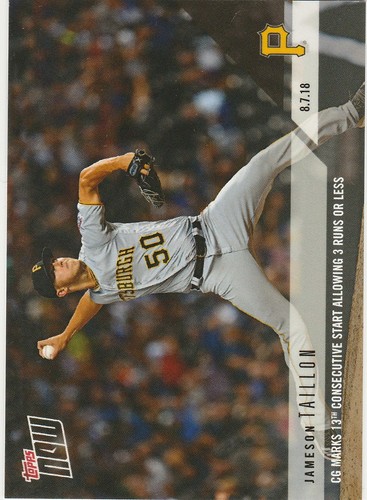 2018 Topps Now 573 Jameson Taillon