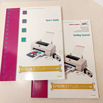 Epson Stylus Photo 700 Printer Software & Digital PhotoLab Windows Mac & Manuals