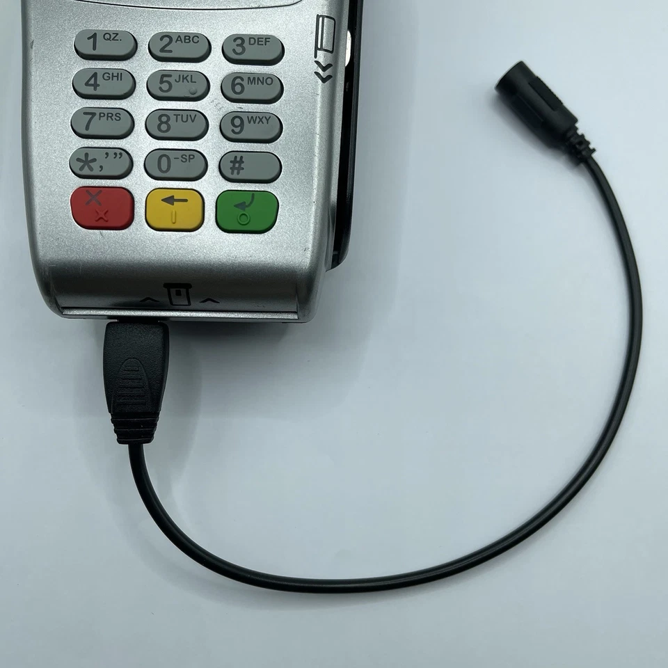 5pcs/lot Charging Cable Converter For Verifone VX680/VX670 POS Credit Machine - Image 3 of 4