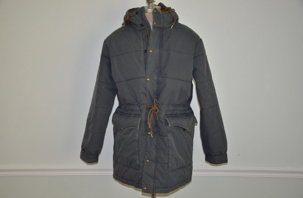 Ralph Lauren RRL Poly Filled Nylon Shell Hooded All Weather Parka Jacket Coat