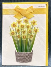 Papyrus Easter Card-"Wishing You and Yours A Beautiful Easter"-1 EA