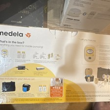 Medela Freestyle Double Electric Breast Pump, Adjustable Settings, Accessories