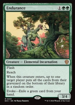 Endurance - 51 - NM - Commander: Lorwyn Eclipsed - MTG