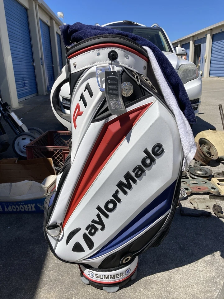 Bolsa de golfe vintage 2011 TaylorMade R11S Staff branca - Imagem 2 de 4