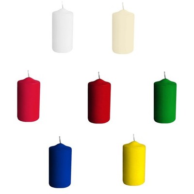 Stumpenkerze Ø 60 x 120 mm 30 Std Brenndauer 7 Farben Auswahl