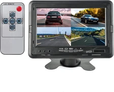 EWAY 7 Inch TFT LCD Monitor Quad Split View HD Full Color 7" Display Screen... 