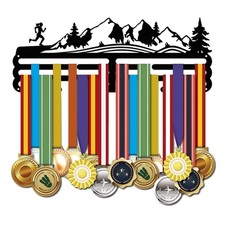 Running Metal Holders for Display Women Mountain Run Medals Hanger Display Me...