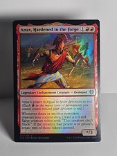 MTG ANAX HARDENED IN THE FORGE FOIL Theros Beyond Death 125/254 RED DEMIGOD