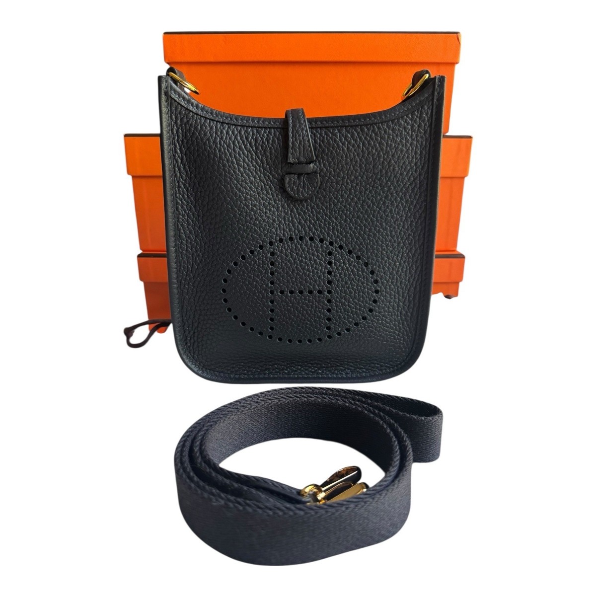 BNIB Hermès Evelyne 16 TPM Mini Crossbody Bag Caban Clemence