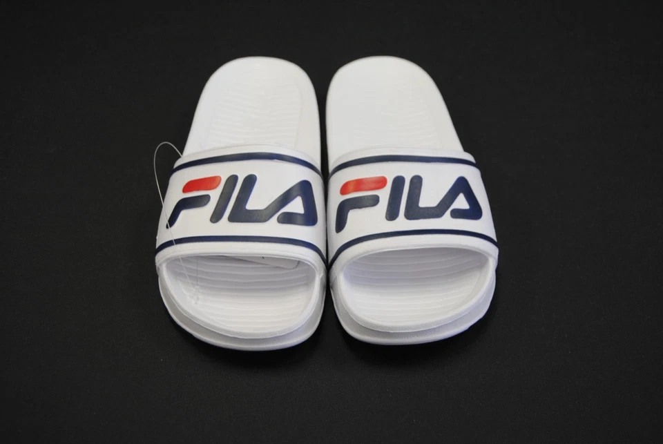 [3SM00067-125] NOVA SANDÁLIA INFANTIL FILA ELEGANTE SLIDE ST BRANCA F MARINHA F VERMELHA FKS2 - Imagem 3 de 4