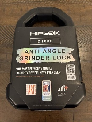 NEW Hiplok D1000 Angle Grinder Resistant Security Bike U-Lock - Diamond Secure