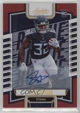 2023 Panini Absolute Rookies Red Spectrum Signatures /100 Tyjae Spears Auto 16zo