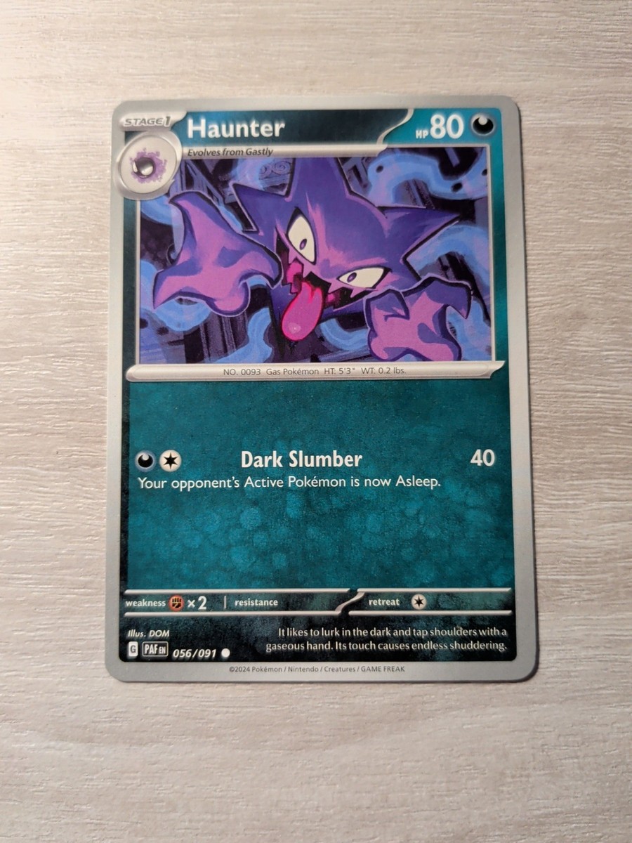 Haunter 056/091 Pokemon TCG: Paldean Fates Regular NM/M | eBay