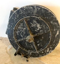 Vintage Holmes 35mm projector set of 2 wheels  1930s