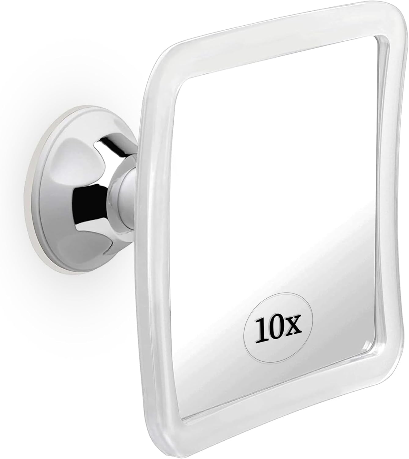 10X Magnifying Makeup Mirror with 360° Swivel Suction Cup - Magnified Cosmetic M