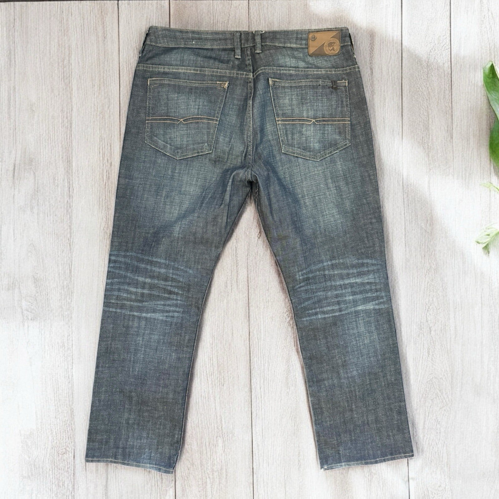 Y2K Buffalo David Bitton Six-X Basic Straight Str… - image 2