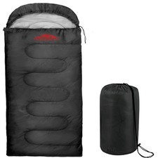 Cold Weather Sleeping Bag for Adults, Teens, Kids, Hooded Sleeping Bag with C...