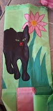Large Black Cat Wind Sock Flag Outdoor Decoration, Colourful, Cat