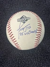 MIGUEL ROJAS SIGNED AUTO 25 WS CHAMPS OML 2025 WORLD SERIES BASEBALL MLB DODGERS