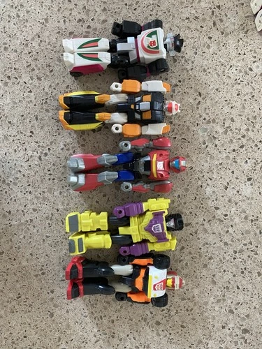 TRANSFORMERS G1 (1990) Lot of 5 Action Masters Figures vintage L1