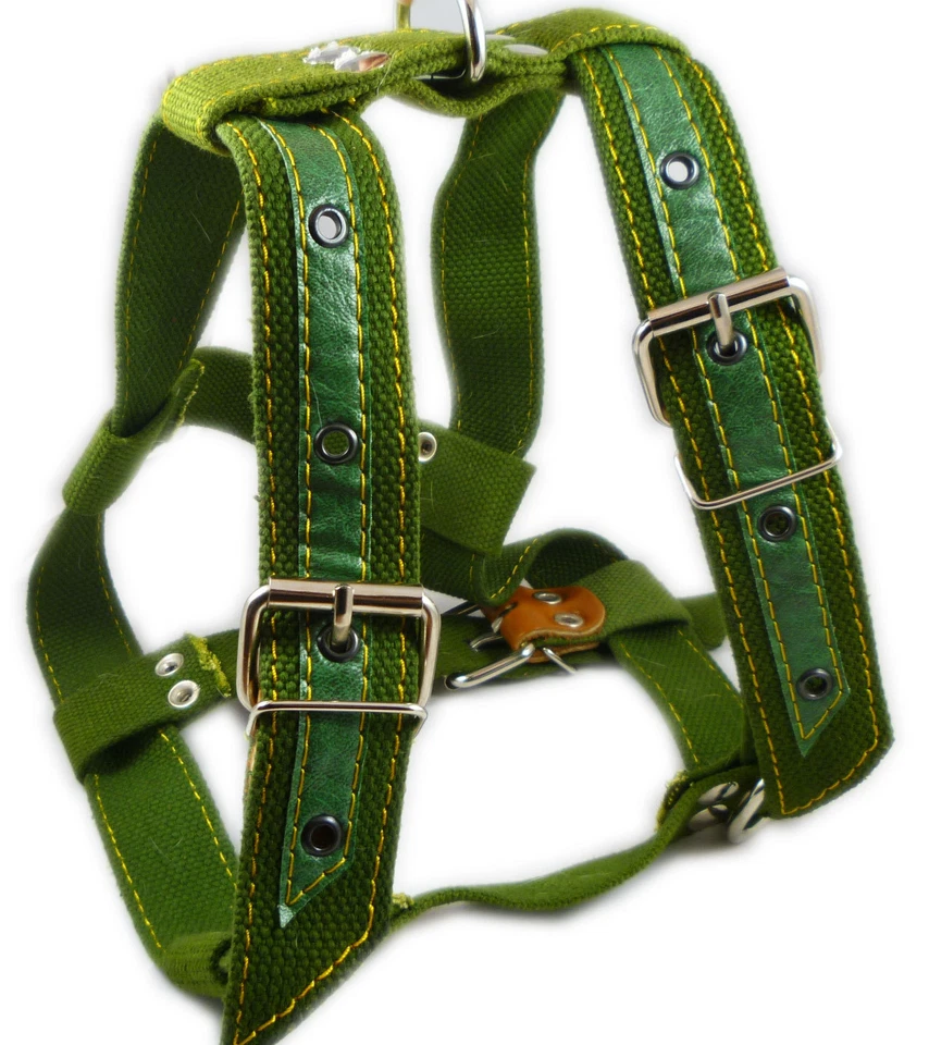 Arnês de algodão para cachorros 25"-31" peito para cães grandes Rottweiler Bullterrier - Imagem 3 de 3