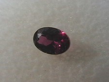 Faceted loose natural Rhodolite Garnet 4x6 mm oval cut 0.60 ct Reiki