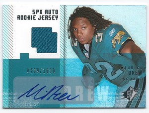 2006 SPx Maurice Jones Drew #203 RC Autograph Auto Signed Jacksonville Jaguars