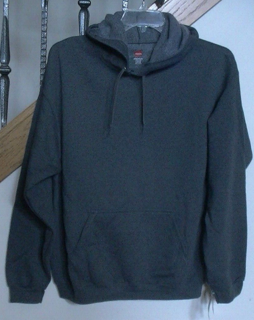Hanes Premium Hooded Sweatshirt Size L | eBay