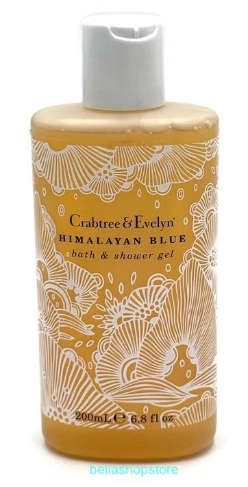 Gel de ducha de baño azul del Himalaya Crabtree and Evelyn RARO 6,8 fl oz descontinuado Foto 4 de 4