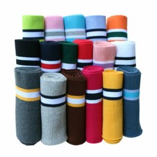 DIY Rib Cuff Waist Band Fabric Trim Sewing Chunky Stretch Knit Cotton Coat Craft
