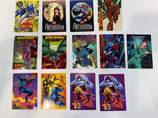 Marvel, DC, Trading Cards 1995-1997 Lot of 13 