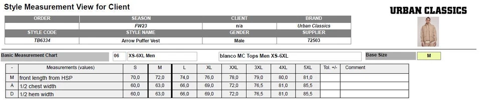 Urban Classics Arrow Puffer Vest Men's Vest Quersteppungen Pfeilspitzenförmig - Image 2 of 4