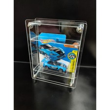 1x Acrylic Display Case for Single Short Carded Hot Wheels