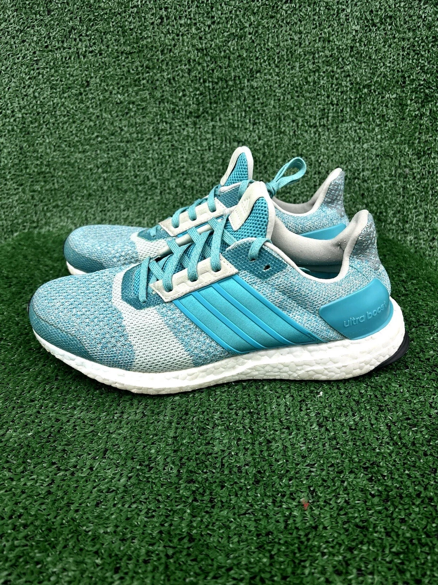 Adidas Women Shoe Ultra Boost ST Size 8 Green Running Sneaker S80619