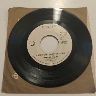 Promo 45 Marcus Joseph I Don'T Want To Get Over You I Don'T Want To Get EX/M-