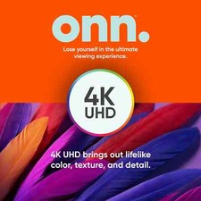 ONN 50'' 4K UHD LED Roku Smart TV