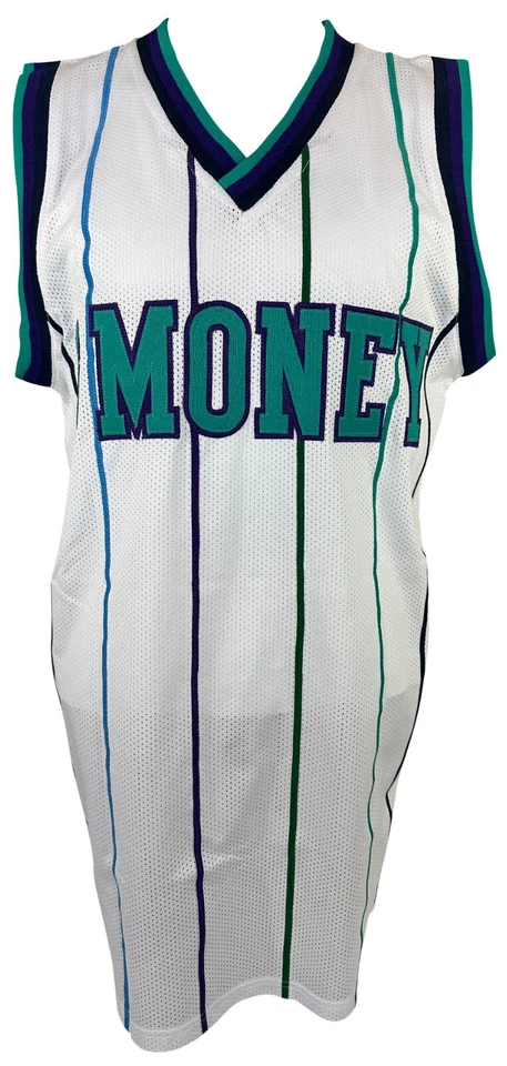 Camiseta firmada autografiada por Glen Rice NBA Los Angeles Lakers certificado de autenticidad JSA G-Money Foto 3 de 4