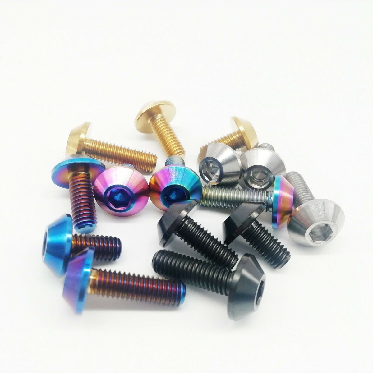 M6X12 M6X15 M6X20 M6X25 Titanium Bike Motorcycle Allen