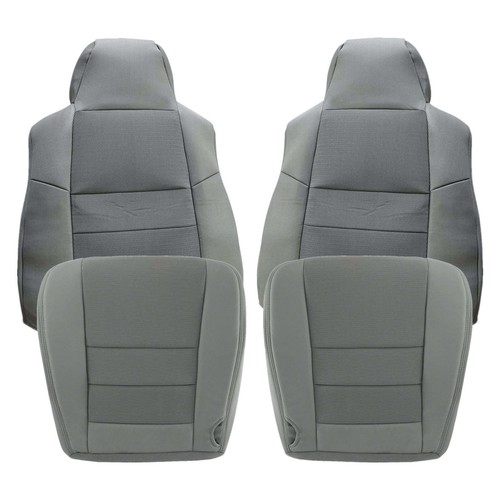 For 2003-2007 Ford F250 F350 Lariat XLT Driver Passenger Cloth Seat Cover / Foam - Picture 49 of 194