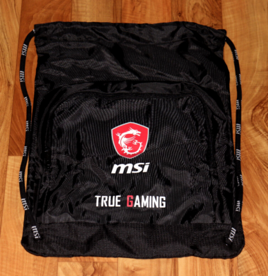 MSI True Gaming Promo Gamescom TURN GYM Drawstring sports bag | eBay