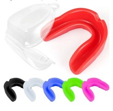6 Pack Vanmor Youth Mouth Guard with Cases for Sports Football Soccer Boxing New