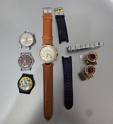 Michael Kors Cufflinks Timex Windup Watch Watches B10