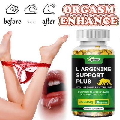 L-Arginine 3000mg, Extra Strength Nitric Oxide & Circulation Boost, ED Support
