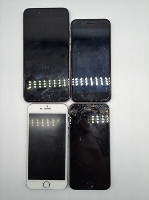 #SE1745# Apple IPhone Sammlung Konvolut 6Plus, 6s, 6 Handys Smartphone (4 Stück)