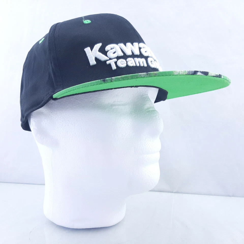 川崎团队绿色黑色修身帽子尺寸 S/M — 第 2/4 张图片