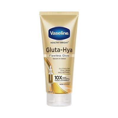 Vaseline Gluta-Hya Dewy Radiance + Flawless Glow Serum-In-Lotion