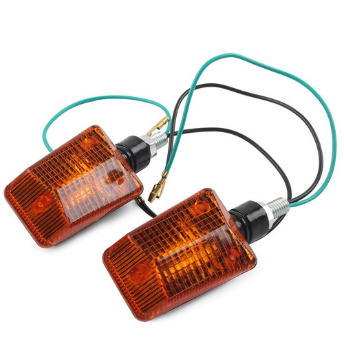 2 STÜCKE Universal Motorrad Blinker Lichter Für Honda Nighthawk 250 650 750 - Picture 3 of 10